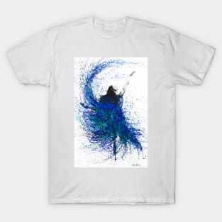 Teal Wave Dance T-Shirt